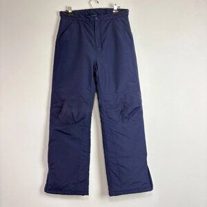 L.L. Bean Women’s Ski Snow Pants Size Youth 16 Navy Blue Insulated Nylon